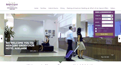 Desktop Screenshot of mercuregrosvenorhotel.com.au