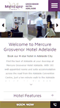 Mobile Screenshot of mercuregrosvenorhotel.com.au